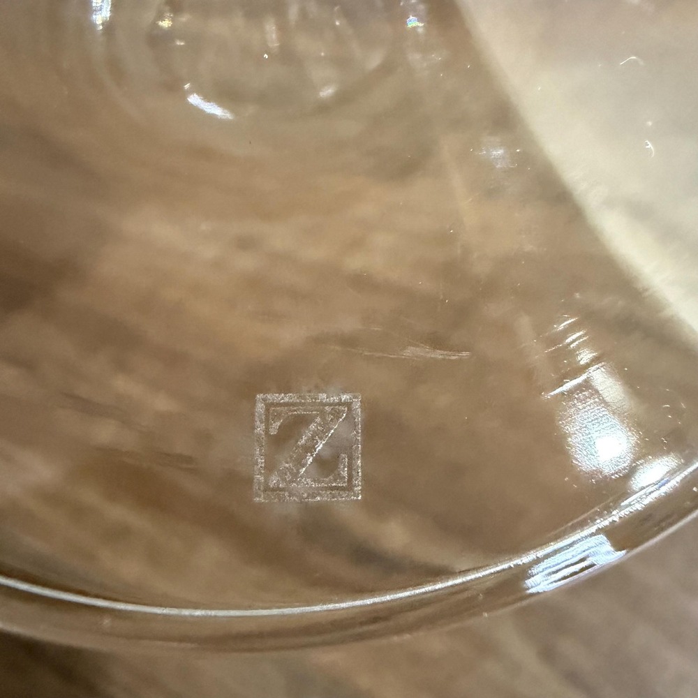 6 VTG 90s Schott Zwiesel Revue Crystal Wine Goblets German Crystal 8.25" Z Mark - Picture 8 of 10